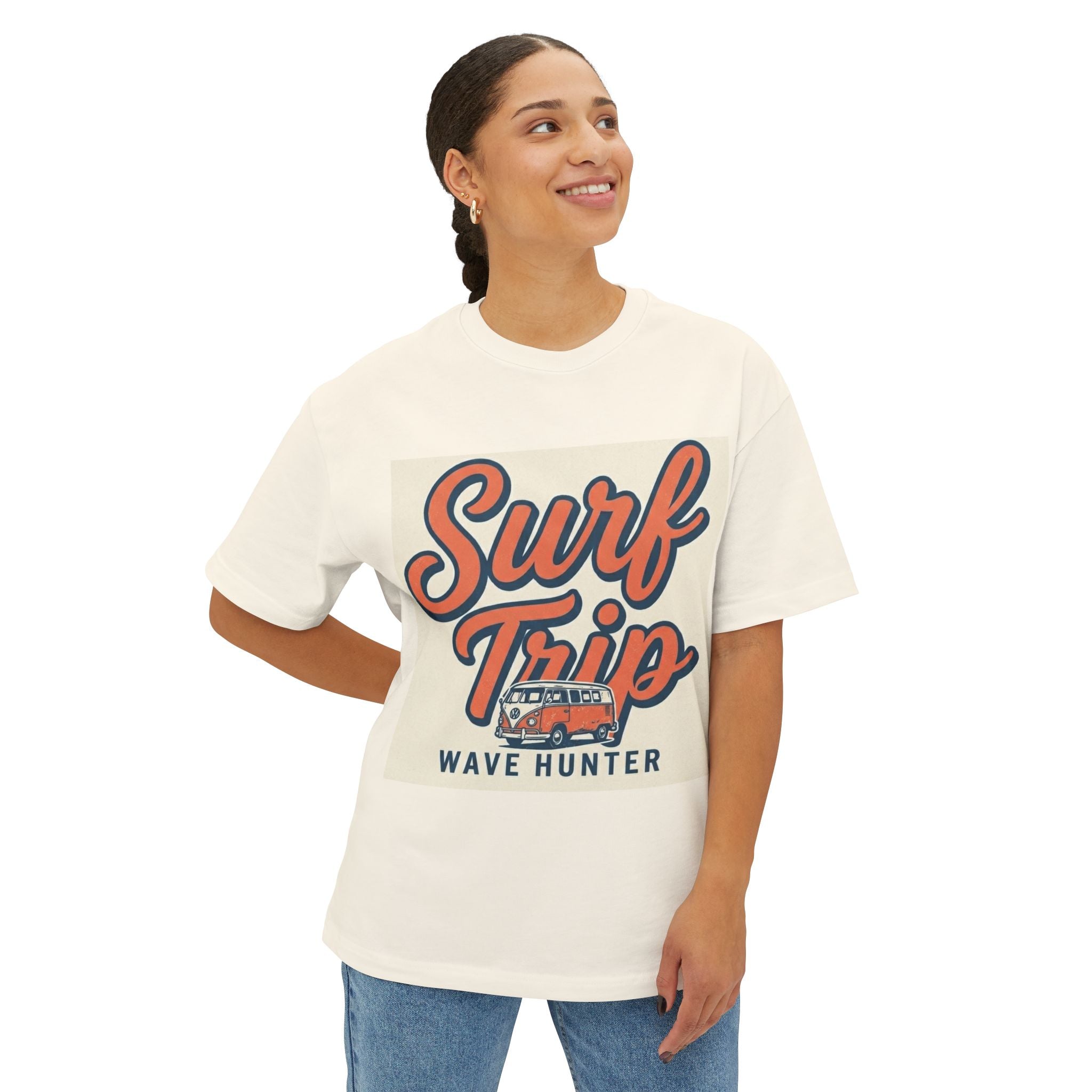 Surf Trip | Retro Van Boxy Tee
