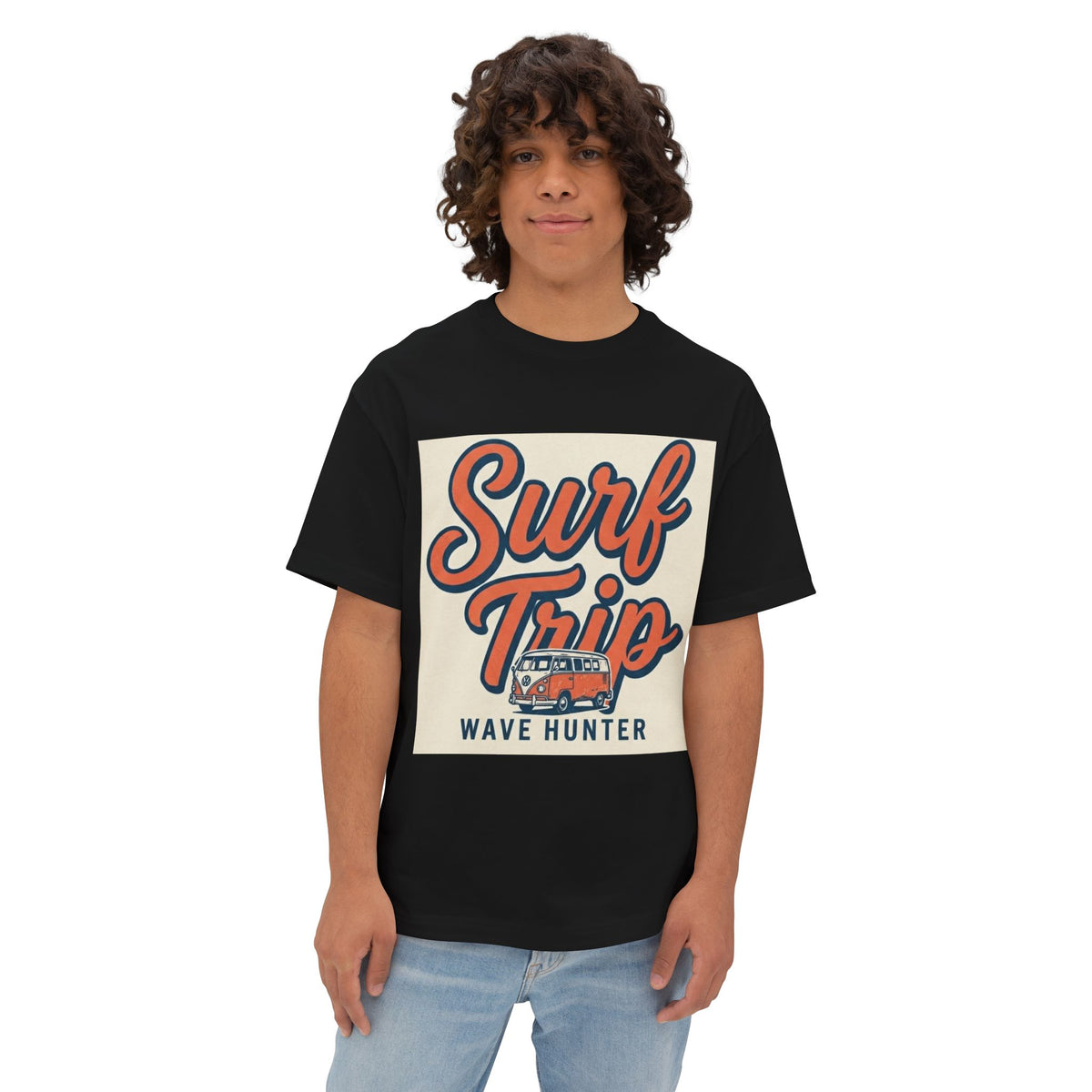Surf Trip | Retro Van Boxy Tee
