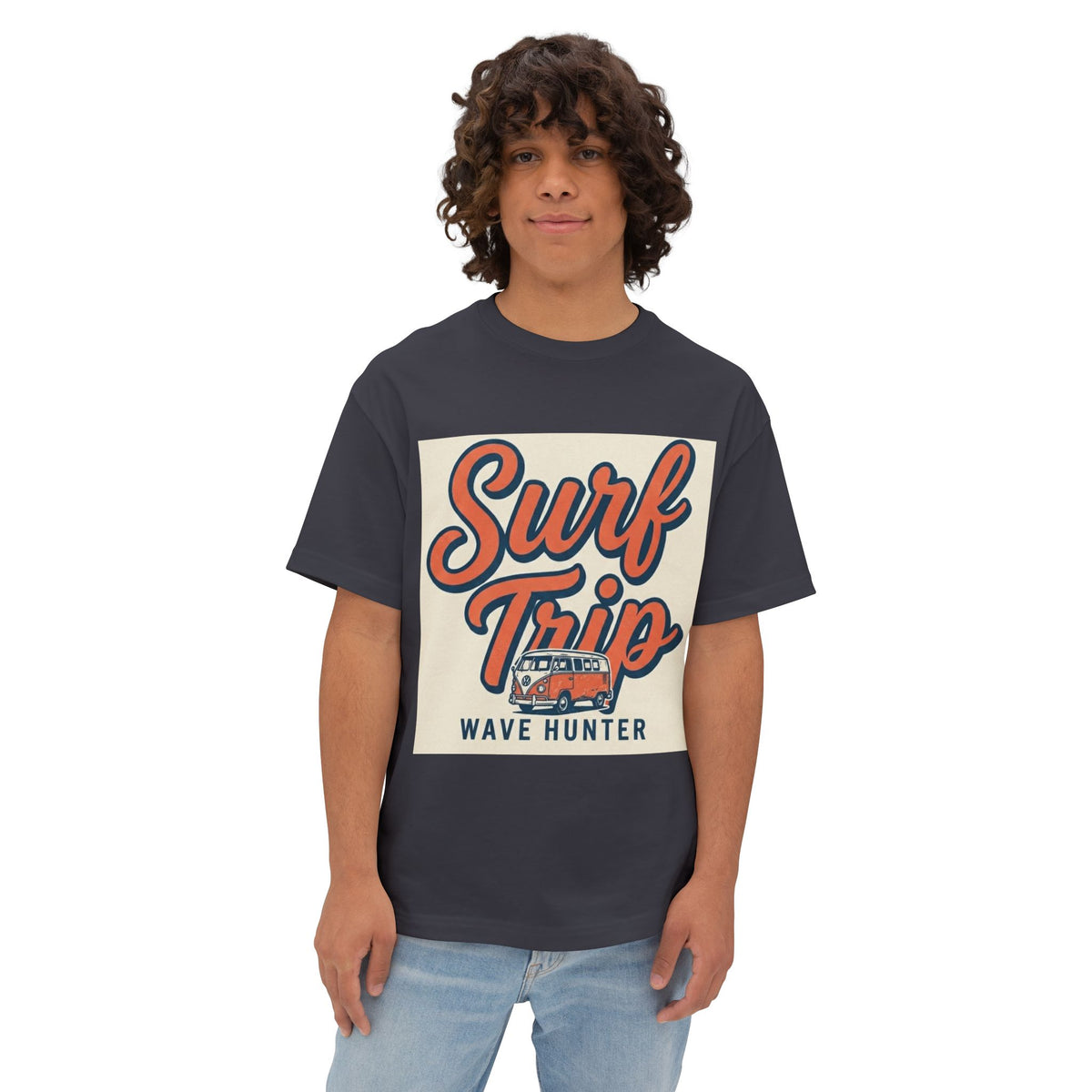 Surf Trip | Retro Van Boxy Tee