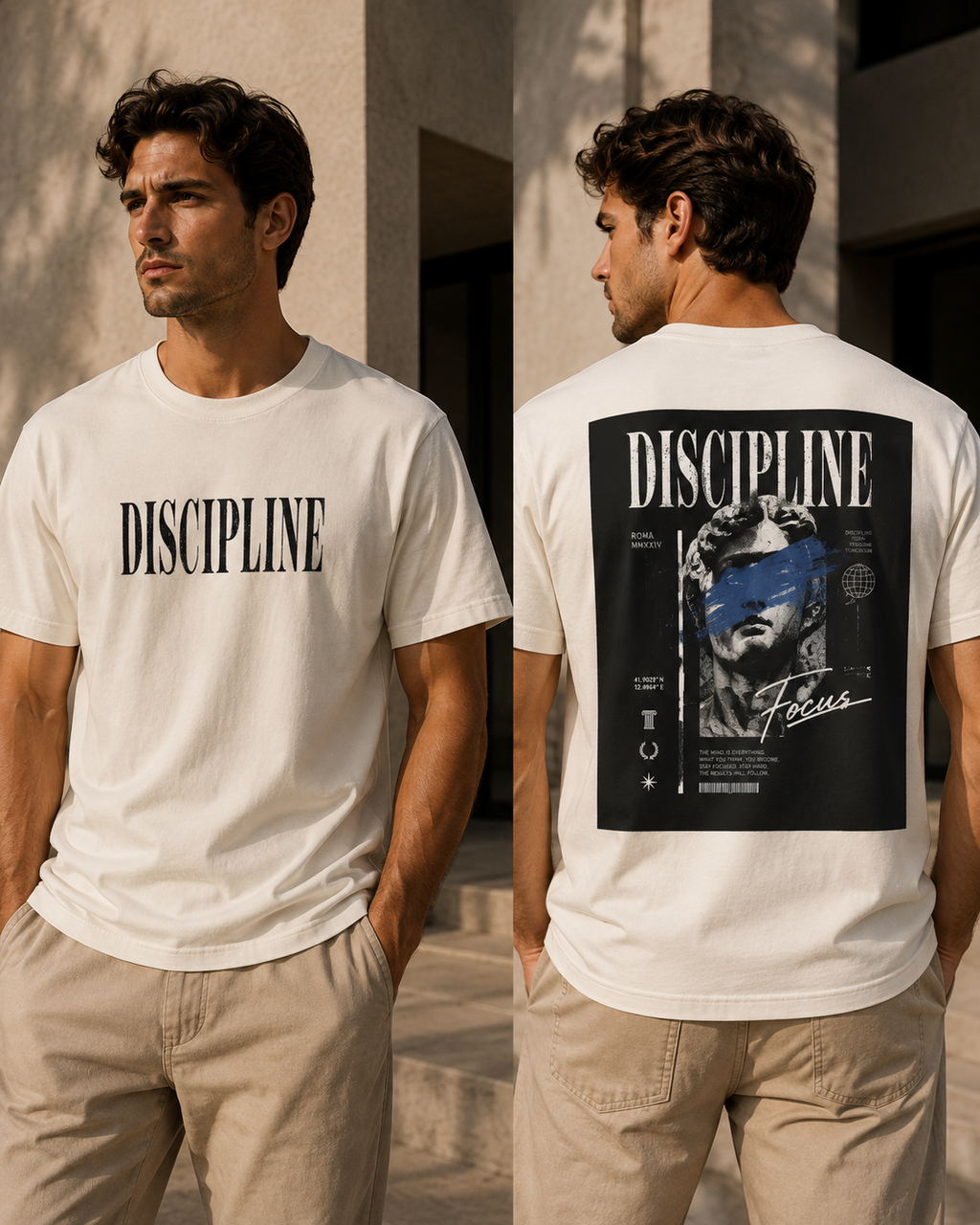 Discipline | Garment-Dyed Graphic Tee