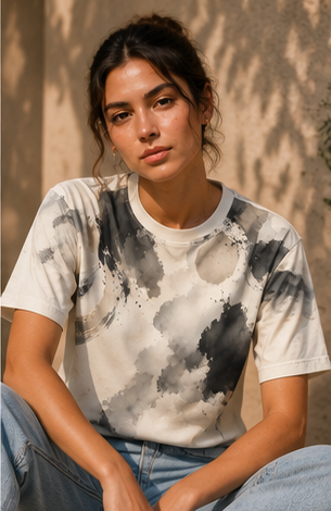 Abstract Ink Wash | All-Over Print Tee