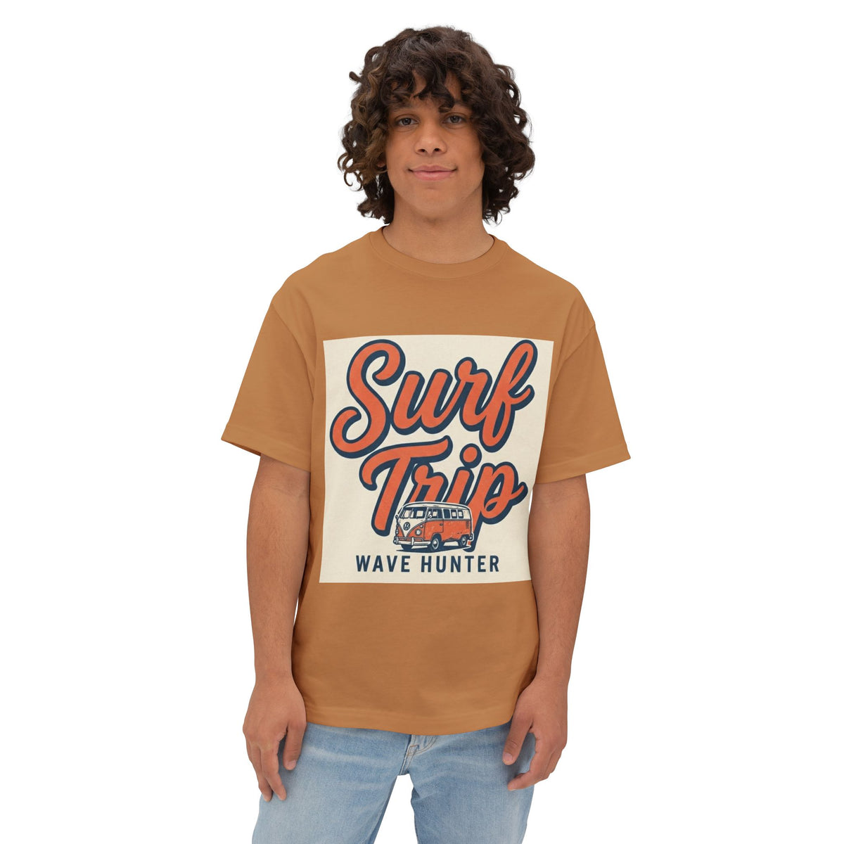 Surf Trip | Retro Van Boxy Tee