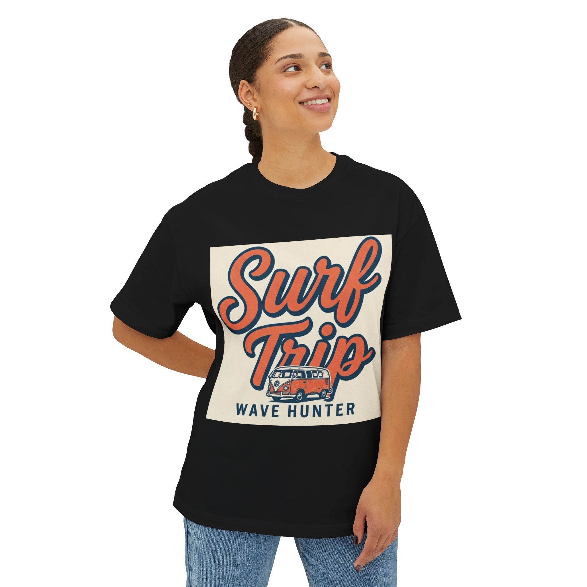 Surf Trip | Retro Van Boxy Tee