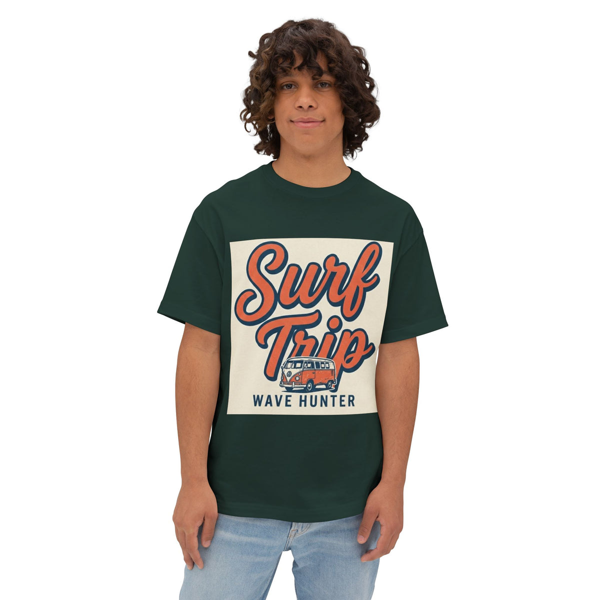 Surf Trip | Retro Van Boxy Tee